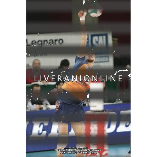 PADOVA 19/10/2008 CAMPIONATO ITALIANO PALLAVOLO MASCHILE SERIE A1 TIM 2008/09 ANTOVENETA PADOVA/MONTICHIARI NELLA FOTO:HOWARD DANIEL ALLAN FOTO PAOLA GARBUIO/AG.ALDO LIVERANI