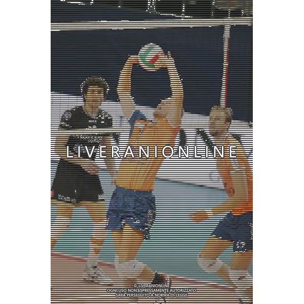 PADOVA 19/10/2008 CAMPIONATO ITALIANO PALLAVOLO MASCHILE SERIE A1 TIM 2008/09 ANTOVENETA PADOVA/MONTICHIARI NELLA FOTO:ESKO MIKKO FOTO PAOLA GARBUIO/AG.ALDO LIVERANI