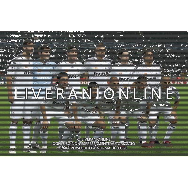 Juventus - Real Madrid Champions League 2008/2009 21-10-2008 Torino Nella foto: la formazione del real ©Manuela Viganti/Press Photo/Ag. Aldo Liverani
