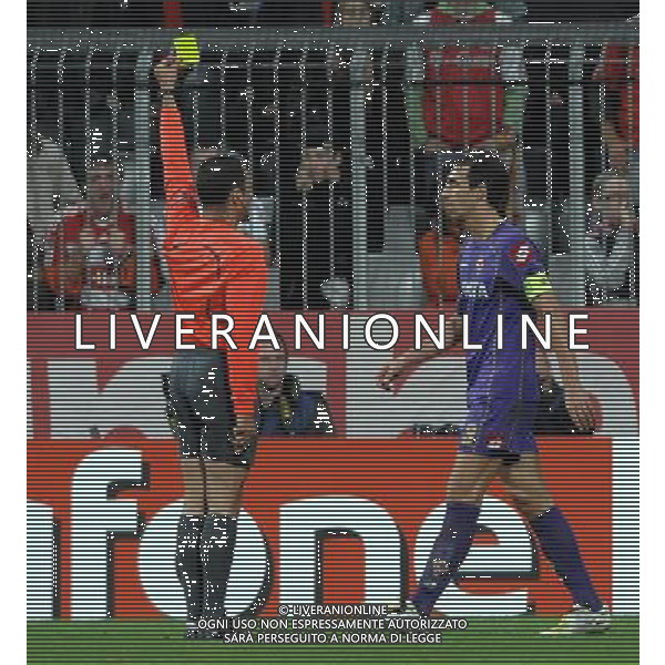 Champions League 2008/2009 Gruppo F Monaco - 21.10.2008 Bayern Monaco-Fiorentina Nella Foto:DAINELLI AMMONITO /Ph.Vitez-Ag. Aldo Liverani