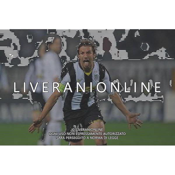  21-10-2008 Torino Sport-Calcio Juventus Real Madrid Champions League 2008/2009 Nella foto: Esultanza Gol di Del Piero ph.falzone/ag ALDO LIVERANI SAS