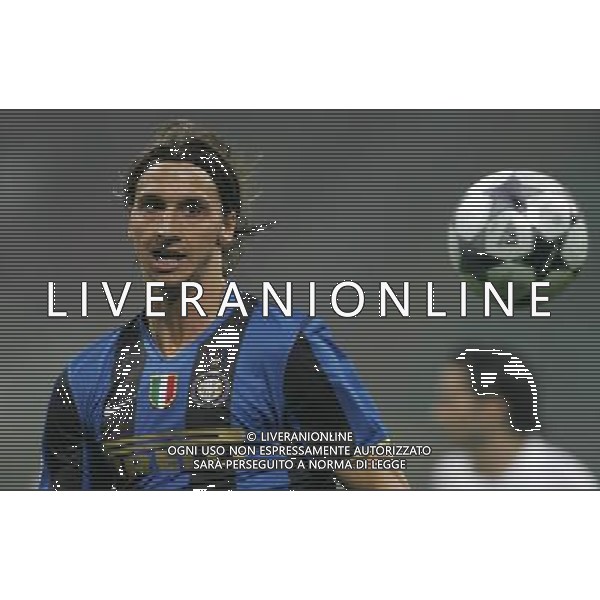 Inter - Anorthosis Champions League 22/10/2008 nella foto zlatan ibrahimovic ph luzzani/Ag. Aldo Liverani Sas