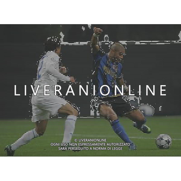 Inter - Anorthosis Champions League 22/10/2008 nella foto adriano e leiwakabessy ph luzzani/Ag. Aldo Liverani Sas