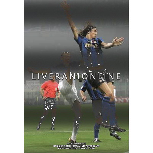Milano 22-10-2008 Champions League 2008/09 inter-anorthosis famagusta fc 1:0 nella foto zlatan ibrahimovic e predrag ocokoljic ph marco luzzani/ag aldo liverani s.a.s.