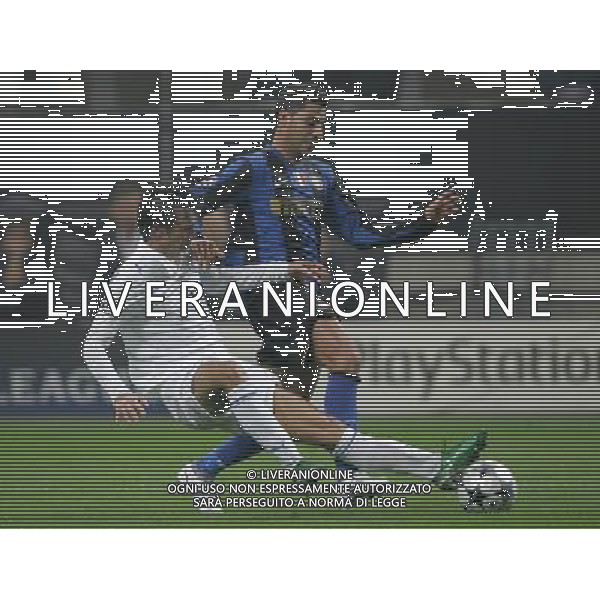 Milano 22-10-2008 Champions League 2008/09 inter-anorthosis famagusta fc 1:0 nella foto ricardo quaresma e jeffrey leiwakabessy ph marco luzzani/ag aldo liverani s.a.s.