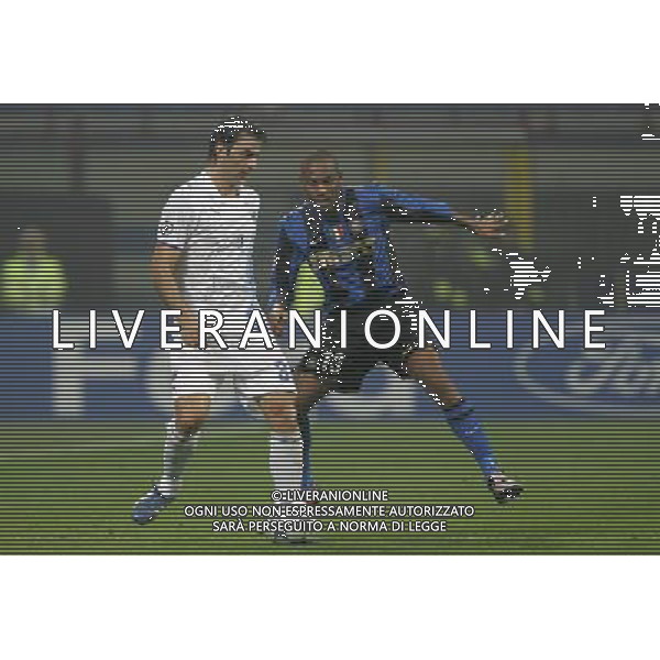 Milano 22-10-2008 Champions League 2008/09 inter-anorthosis famagusta fc 1:0 nella foto traianos dellas e maicon ph marco luzzani/ag aldo liverani s.a.s.