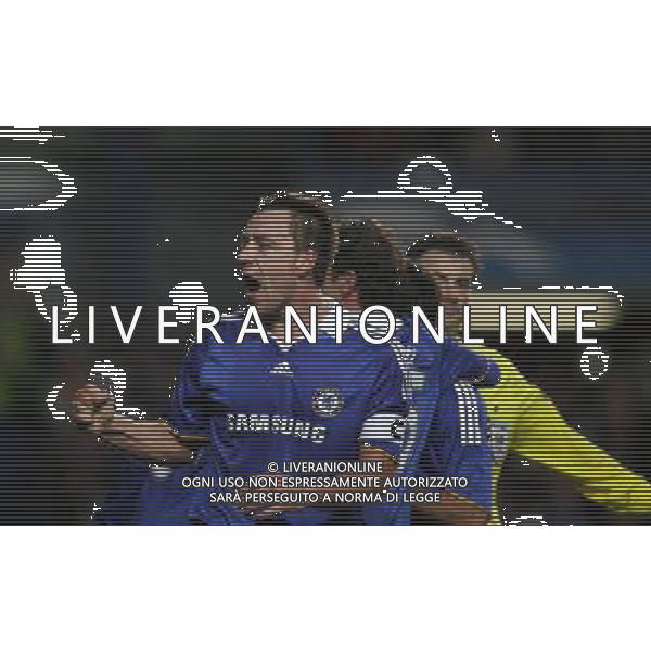- esultanza - John Terry of Chelsea celebrates scoring the 1st gol 1-0 , Chelsea Vs A.S. Roma, UEFA Champions League Group A, Matchday 3 ,Stamford Bridge ,London, Date 22/10/2008 Picture by Marc Atkins©IPS Photo Agency/Ag. Aldo Liverani Sas - ITALY ONLY -