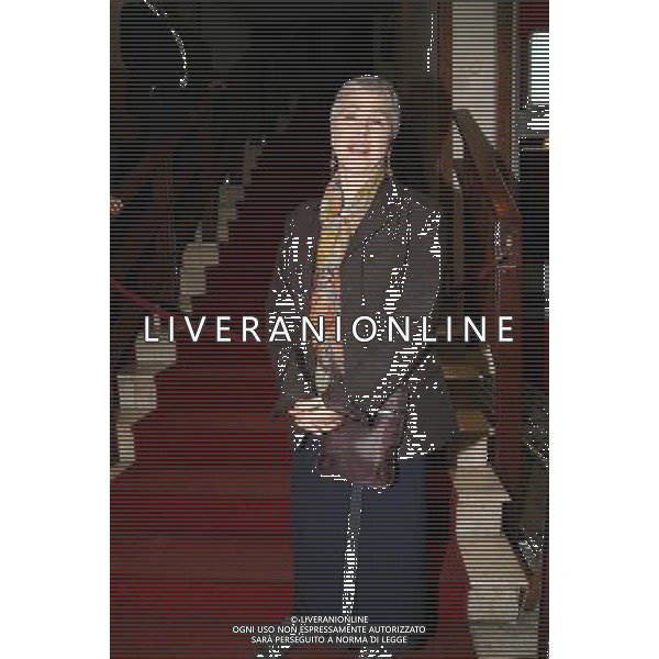 PRIMA DELLO SPETTACOLO TEATRALE:\' DI NUOVO BUONASERA\' CON GIGI PROIETTI AL TEATRO VENTAGLIO SMERALDO DI MILANO NELLA FOTO: OTTAVIA PICCOLO FOTO ANTONIO SORANO - AG. ALDO LIVERANI SAS