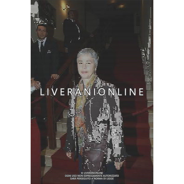 PRIMA DELLO SPETTACOLO TEATRALE:\' DI NUOVO BUONASERA\' CON GIGI PROIETTI AL TEATRO VENTAGLIO SMERALDO DI MILANO NELLA FOTO: OTTAVIA PICCOLO FOTO ANTONIO SORANO - AG. ALDO LIVERANI SAS