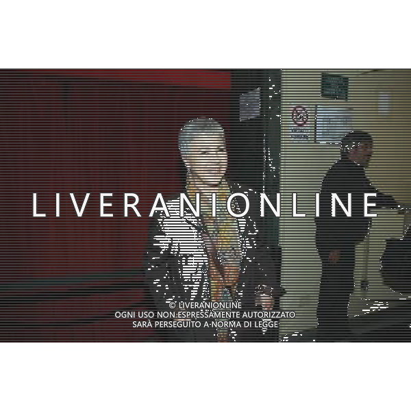 PRIMA DELLO SPETTACOLO TEATRALE:\' DI NUOVO BUONASERA\' CON GIGI PROIETTI AL TEATRO VENTAGLIO SMERALDO DI MILANO NELLA FOTO: OTTAVIA PICCOLO FOTO ANTONIO SORANO - AG. ALDO LIVERANI SAS