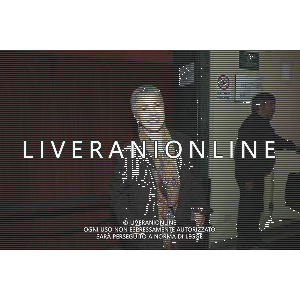 PRIMA DELLO SPETTACOLO TEATRALE:\' DI NUOVO BUONASERA\' CON GIGI PROIETTI AL TEATRO VENTAGLIO SMERALDO DI MILANO NELLA FOTO: OTTAVIA PICCOLO FOTO ANTONIO SORANO - AG. ALDO LIVERANI SAS