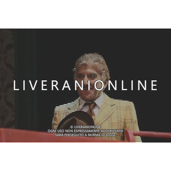 PRIMA DELLO SPETTACOLO TEATRALE:\' DI NUOVO BUONASERA\' CON GIGI PROIETTI AL TEATRO VENTAGLIO SMERALDO DI MILANO FOTO ANTONIO SORANO - AG. ALDO LIVERANI SAS