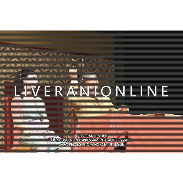 PRIMA DELLO SPETTACOLO TEATRALE:\' DI NUOVO BUONASERA\' CON GIGI PROIETTI AL TEATRO VENTAGLIO SMERALDO DI MILANO FOTO ANTONIO SORANO - AG. ALDO LIVERANI SAS