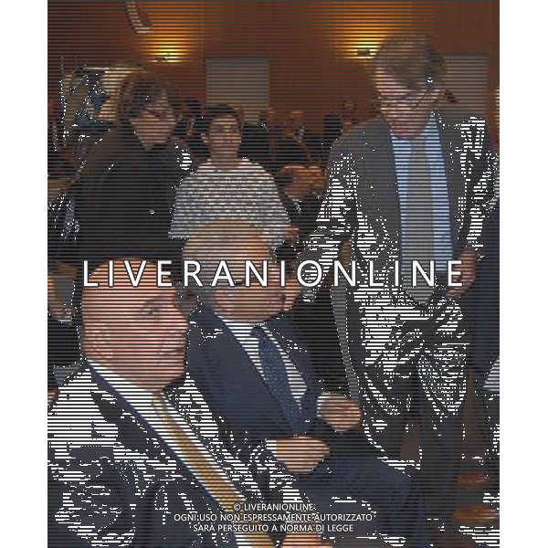 MILANO 27/10/2008 CORRIERE DELLA SERA SALA BUZZATI VIA BALZAN,3 TERZO PREMIO INTERNAZIONALE GIACINTO FACCHETTI NELLA FOTO ADRIANO GALLIANI, ANTONIO MATARRESE E MASSIMO MORATTI FOTO MARIO ROMANO/AG ALDO LIVERANI