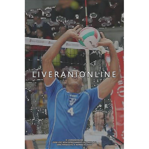 VERONA 26/10/2008 VOLLEY MARMI LANZA VERONA-BRE BANCA LANNUTTI CUNEO NELLA FOTO:GONZALEZ JAVIER FOTO PAOLA GARBUIO/AG.ALDO LIVERANI
