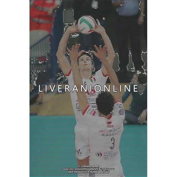 TRENTO 27/10/2008 VOLLEY ITAS DIATEC TRENTINO -LUBE BANCA MARCHE MACERATA NELLA FOTO:LUKASZ ZYG ADLO FOTO PAOLA GARBUIO/AG.ALDO LIVERANI