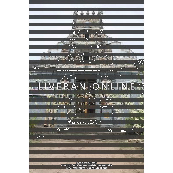 TEMPIO INDU\' A typical Hindu temple, on the outskirts of Galle, Sri Lanka AGENZIA ALDO LIVERANI SAS
