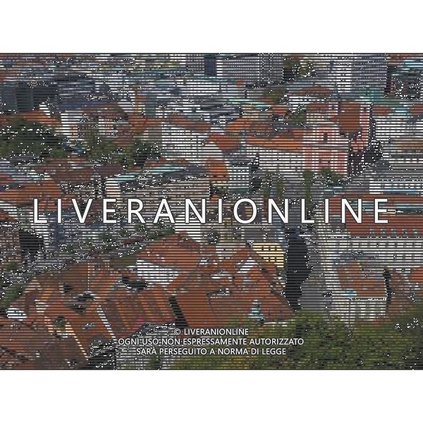 Veduta aerea della Citta\' di Ljubljana AGENZIA ALDO LIVERANI SAS