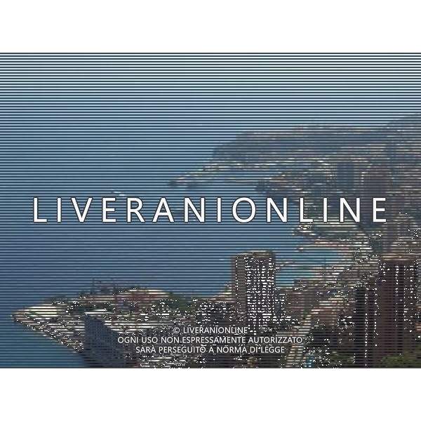 VEDUTA PANORAMICA DEL PRINCIPATO DI MONACO IN COSTA AZZURRA - FRANCIA AGENZIA ALDO LIVERANI SAS