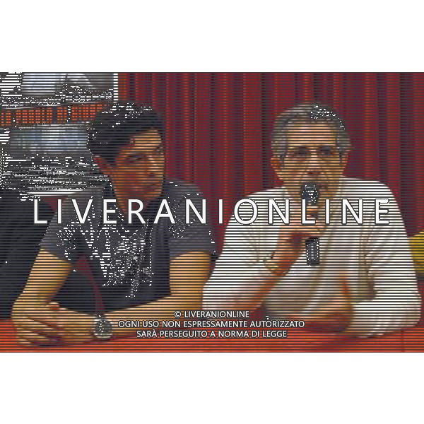 MILANO 3/11/2008 TEATRO MANZONI PRESENTAZIONE DELLO SPETTACOLO: -LA PAROLA AI GIURATI- NELLA FOTO ALESSANDRO GASSMAN E MANRICO GAMMAROTA FOTO MARIO ROMANO/AG ALDO LIVERANI