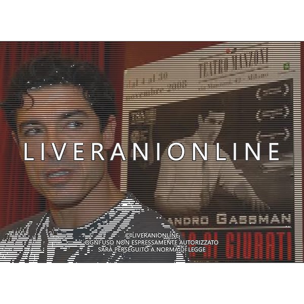 MILANO 3/11/2008 TEATRO MANZONI PRESENTAZIONE DELLO SPETTACOLO: -LA PAROLA AI GIURATI- NELLA FOTO ALESSANDRO GASSMAN FOTO MARIO ROMANO/AG ALDO LIVERANI