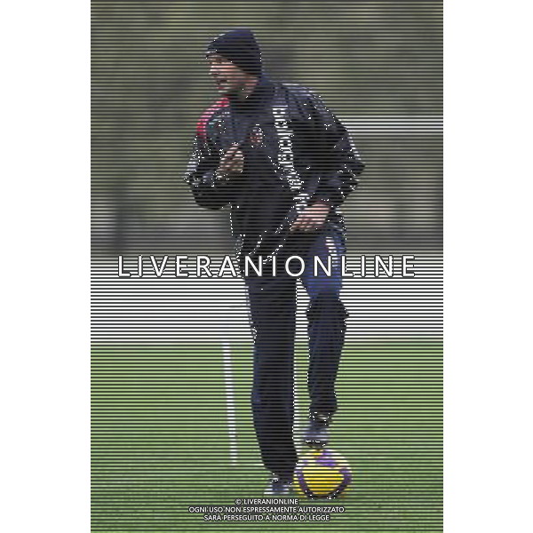 PRIMO ALLENAMENTO DI SINISA MIHAJLOVIC NUOVO ALLENATORE DEL BOLOGNA CALCIO 04/11/2008 FOTO SCHICCHI/AG. ALDO LIVERANI SAS