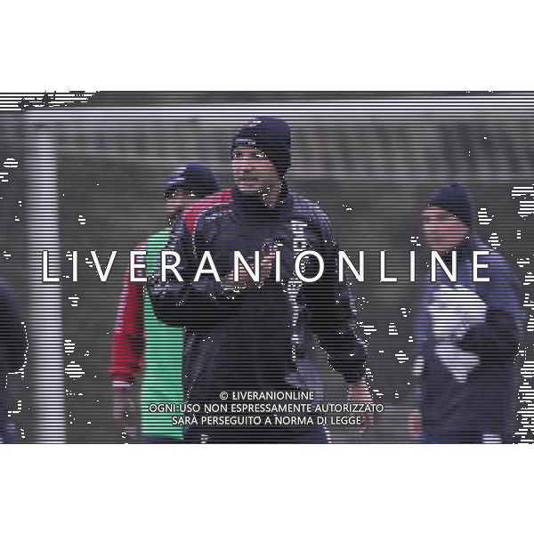 PRIMO ALLENAMENTO DI SINISA MIHAJLOVIC NUOVO ALLENATORE DEL BOLOGNA CALCIO 04/11/2008 FOTO SCHICCHI/AG. ALDO LIVERANI SAS