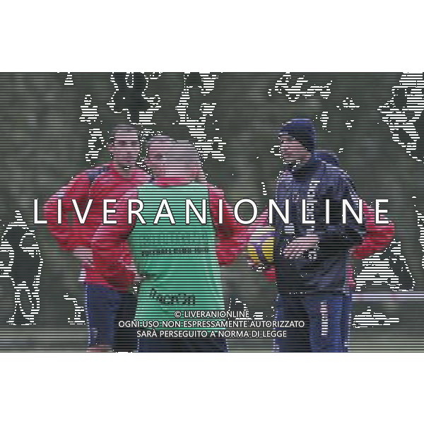 PRIMO ALLENAMENTO DI SINISA MIHAJLOVIC NUOVO ALLENATORE DEL BOLOGNA CALCIO 04/11/2008 FOTO SCHICCHI/AG. ALDO LIVERANI SAS