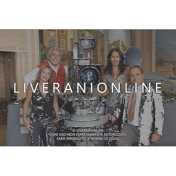 TRASMISSIONE TELEVISIVA \'PIAZZA GRANDE\' nella foto autori di \'Piazza grande\'; da sinistra: Giovanna Flora, Michele Guardì, Rory Zamponi, Marco Bresciani UFF STAMPA RAI-AG ALDO LIVERANI