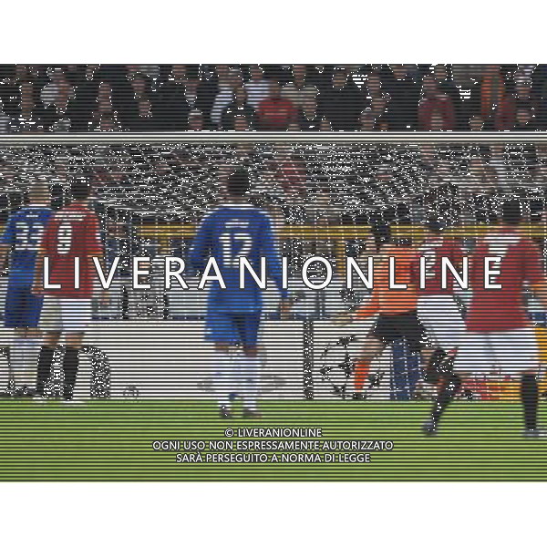 Roma Vs Chelsea - 04/11/2008 - Stadio Olimpico - Uefa Champions League 2008/2009 - Gruppo A - nella foto il gol di christian panucci ph. Corradetti / ag. Aldo Liverani Sas