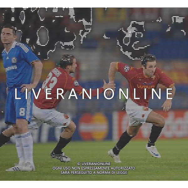 Roma Vs Chelsea - 04/11/2008 - Stadio Olimpico - Uefa Champions League 2008/2009 - Gruppo A - nella foto mirko vucinic esulta dopo il gol del 2 a 0 ph. Corradetti / ag. Aldo Liverani Sas