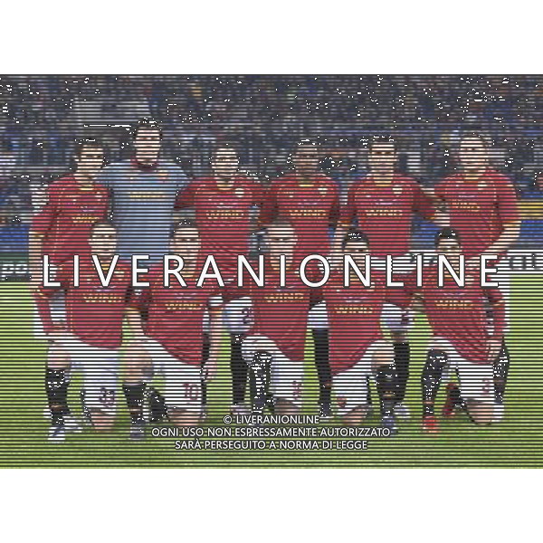 Roma - 04/11/2008 - Stadio Olimpico - Uefa Champions League 2008/2009 - Gruppo A - Roma Vs Chelsea - nella foto: La formazione della AS ROMA ph. Corradetti / ag. Aldo Liverani Sas