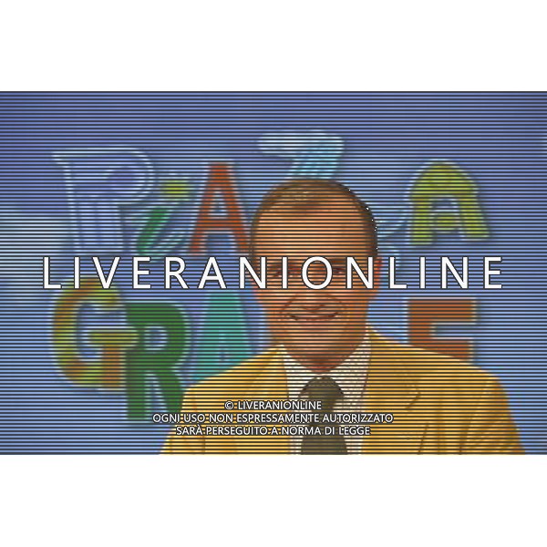 TRASMISSIONE TELEVISIVA \'PIAZZA GRANDE \' 2003 NELLA FOTO ALFONSO SIGNORINI FILMCODX-AG ALDO LIVERANI