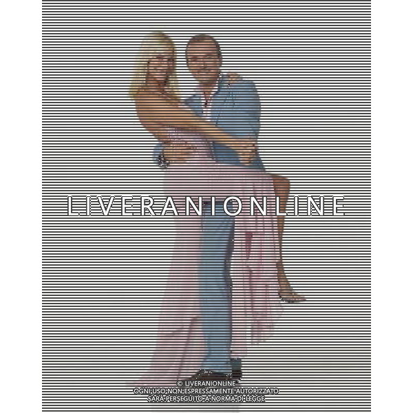 TRASMISSIONE TELEVISIVA \'PIAZZA GRANDE \' 2003 NELLA FOTO ALFONSO SIGNORINI-STEFANIA ORLANDO FILMCODX-AG ALDO LIVERANI