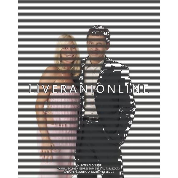 TRASMISSIONE TELEVISIVA \'PIAZZA GRANDE \' 2003 NELLA FOTO FABRIZIO FRIZZI-STEFANIA ORLANDO- FILMCODX-AG ALDO LIVERANI