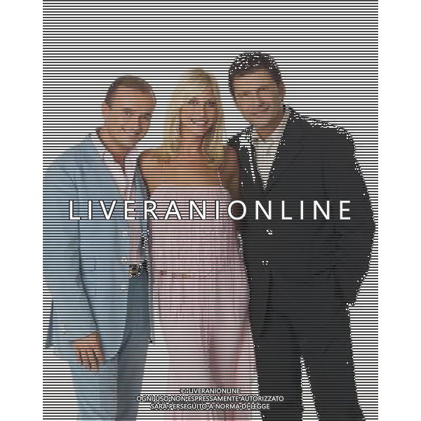 TRASMISSIONE TELEVISIVA \'PIAZZA GRANDE \' 2003 NELLA FOTO FABRIZIO FRIZZI-STEFANIA ORLANDO-ALFONSO SIGNORINI- FILMCODX-AG ALDO LIVERANI