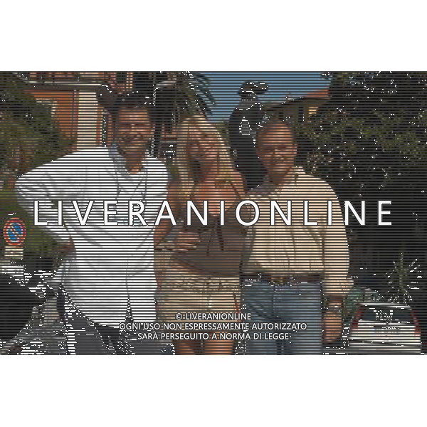 TRASMISSIONE TELEVISIVA \'PIAZZA GRANDE \' 2003 NELLA FOTO FABRIZIO FRIZZI-STEFANIA ORLANDO-ALFONSO SIGNORINI FILMCODX-AG ALDO LIVERANI