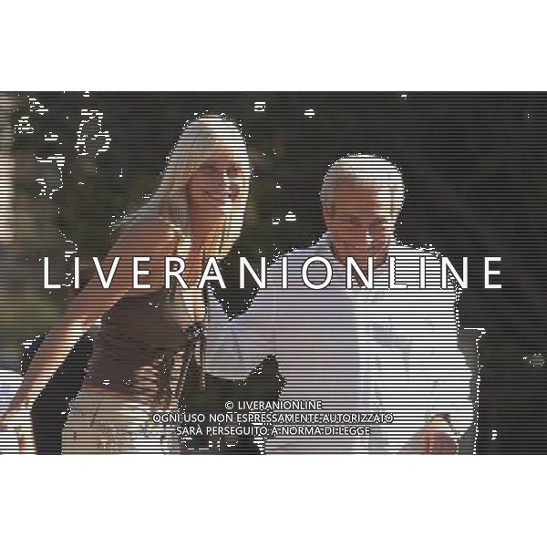 TRASMISSIONE TELEVISIVA \'PIAZZA GRANDE \' 2003 NELLA FOTO STEFANIA ORLANDO- -MICHELE GUARDI\' FILMCODX-AG ALDO LIVERANI