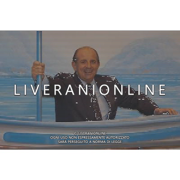 TRASMISSIONE TELEVISIVA\'PIAZZA GRANDE\' 2004 NELLA FOTO GIANCARLO MAGALLI AG ALDO LIVERANI
