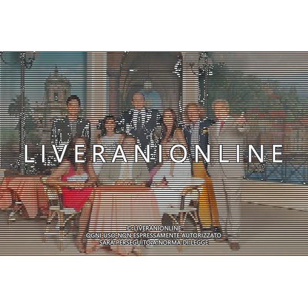 TRASMISSIONE TELEVISIVA\'PIAZZA GRANDE\' 2004 NELLA FOTO CAST AG ALDO LIVERANI