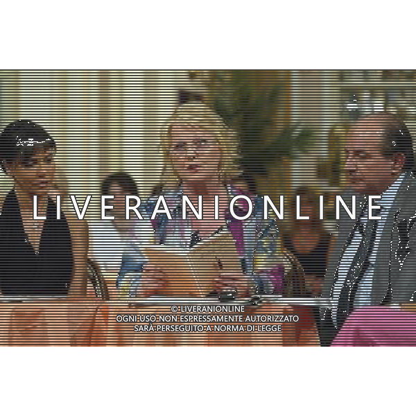 TRASMISSIONE TELEVISIVA\'PIAZZA GRANDE\' 2004 NELLA FOTO FIORDALISO-KATIA RICCIARELLI -GIANCARLO MAGALLI AG ALDO LIVERANI