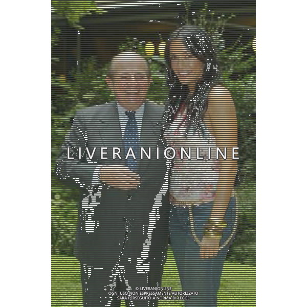 TRASMISSIONE TELEVISIVA\'PIAZZA GRANDE\' 2005 NELLA FOTO GIANCARLO MAGALLI E MARA CARFAGNA AG ALDO LIVERANI