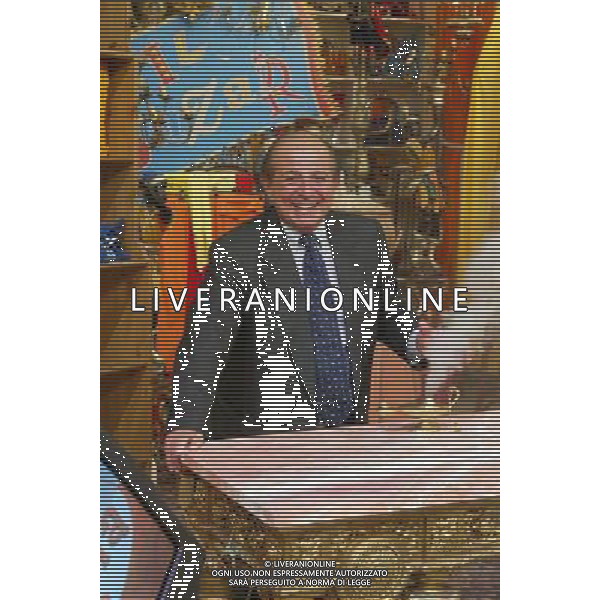 TRASMISSIONE TELEVISIVA\'PIAZZA GRANDE\' 2005 NELLA FOTO GIANCARLO MAGALLI AG ALDO LIVERANI