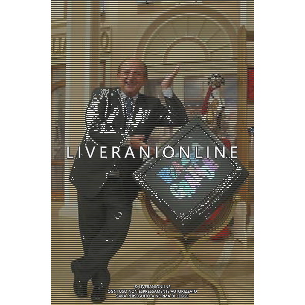 TRASMISSIONE TELEVISIVA\'PIAZZA GRANDE\' 2005 NELLA FOTO GIANCARLO MAGALLI AG ALDO LIVERANI