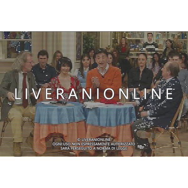 TRASMISSIONE TELEVISIVA\'PIAZZA GRANDE\' 2005 NELLA FOTO GIANNI MAZZA-FIORDALISO-PAOLO FOX-GIANCARLO MAGALLI AG ALDO LIVERANI