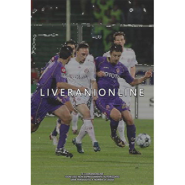 FIORENTINA - BAYERN MONACO 05 NOVEMBRE 2OO8 CHAMPIONS LEAGUE 2008/2009 NELLA FOTO: FRANCK RIBERY E ZDRAVKO KUZMANOVIC FOTO AG. A. LIVERANI SAS