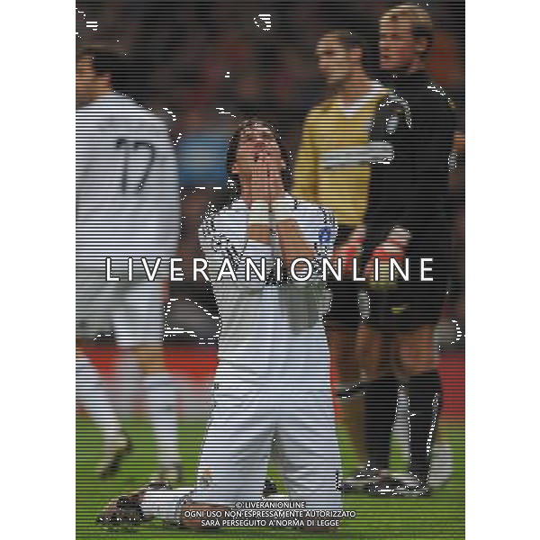 Champions League 2008/2009 Gruppo H Madrid - 05.11.2008 Real Madrid-Juventus Nella Foto:SERGIO RAMOS SI DISPERA PER UN GOL SBAGLIATO /Ph.Vitez-Ag. Aldo Liverani