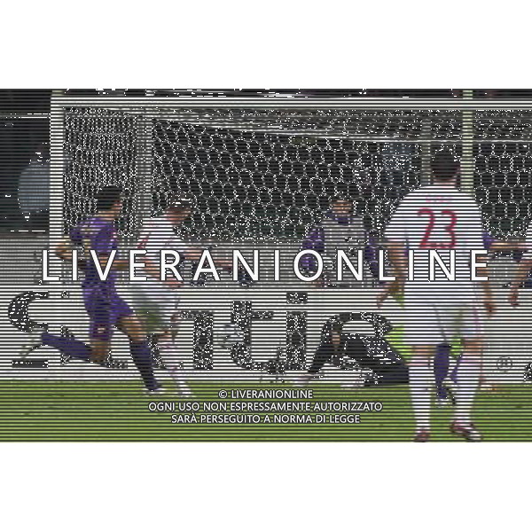 FIORENTINA - BAYERN MONACO 05 NOVEMBRE 2OO8 CHAMPIONS LEAGUE 2008/2009 NELLA FOTO: IL GOL DELL\'1-1 DI TIM BOROWSKI FOTO AG. A. LIVERANI SAS