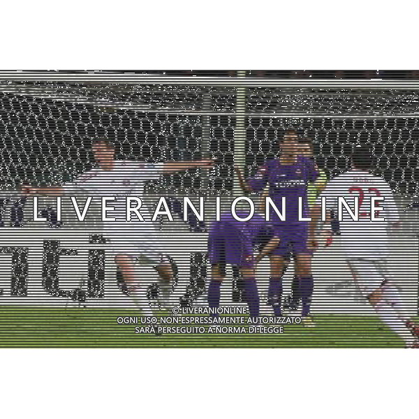 FIORENTINA - BAYERN MONACO 05 NOVEMBRE 2OO8 CHAMPIONS LEAGUE 2008/2009 NELLA FOTO: ESULTANZA DI TIM BOROWSKI DOPO IL SUO GOL DELL\'1-1 FOTO AG. A. LIVERANI SAS