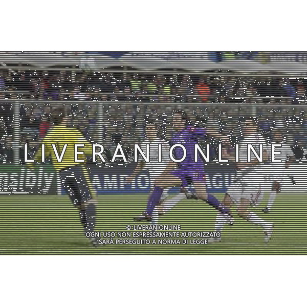 FIRENZE, 05 NOVEMBRE 2OO8 CHAMPIONS LEAGUE GIRONE ELIMINATORIO 2008 2009 FIORENTINA BAYERN MONACO NELLA FOTO: OCCASIONE ALBERTO GILARDINO FOTO AG. A. LIVERANI SAS